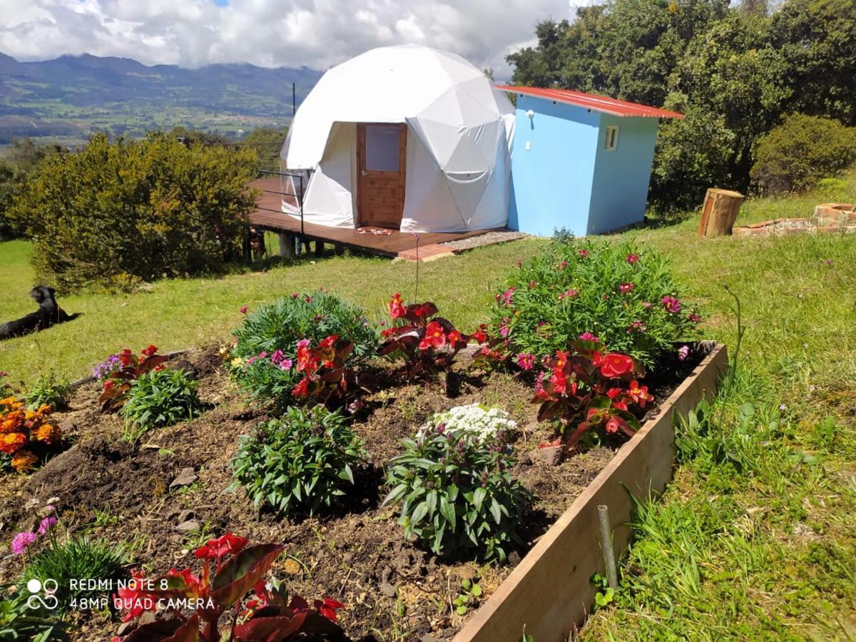 Glamping Hermoso Amanecer Guatavita Extérieur photo