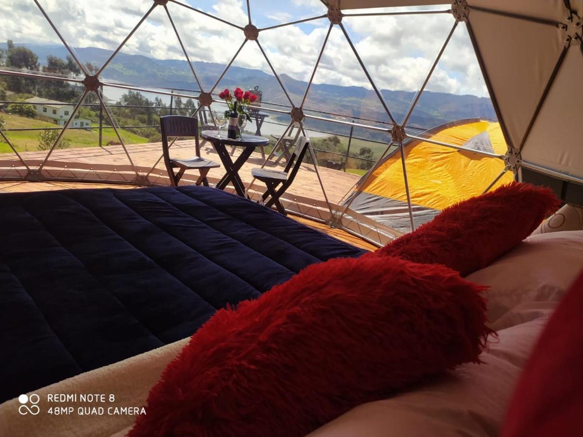 Glamping Hermoso Amanecer Guatavita Extérieur photo