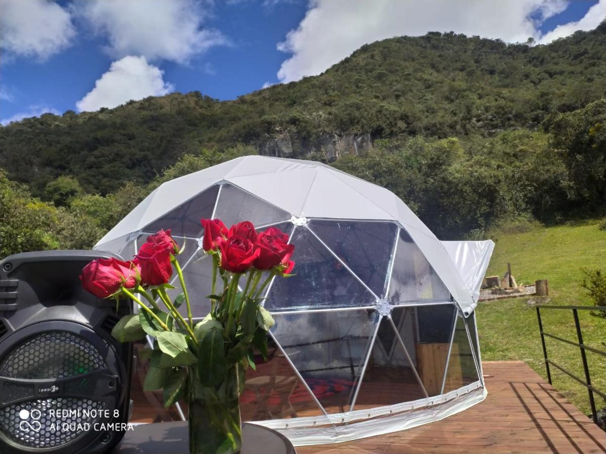 Glamping Hermoso Amanecer Guatavita Extérieur photo