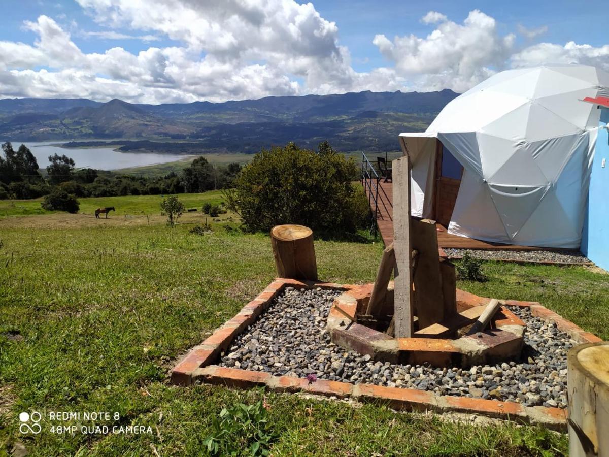 Glamping Hermoso Amanecer Guatavita Extérieur photo