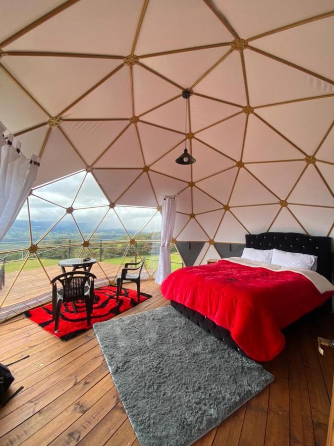 Glamping Hermoso Amanecer Guatavita Extérieur photo