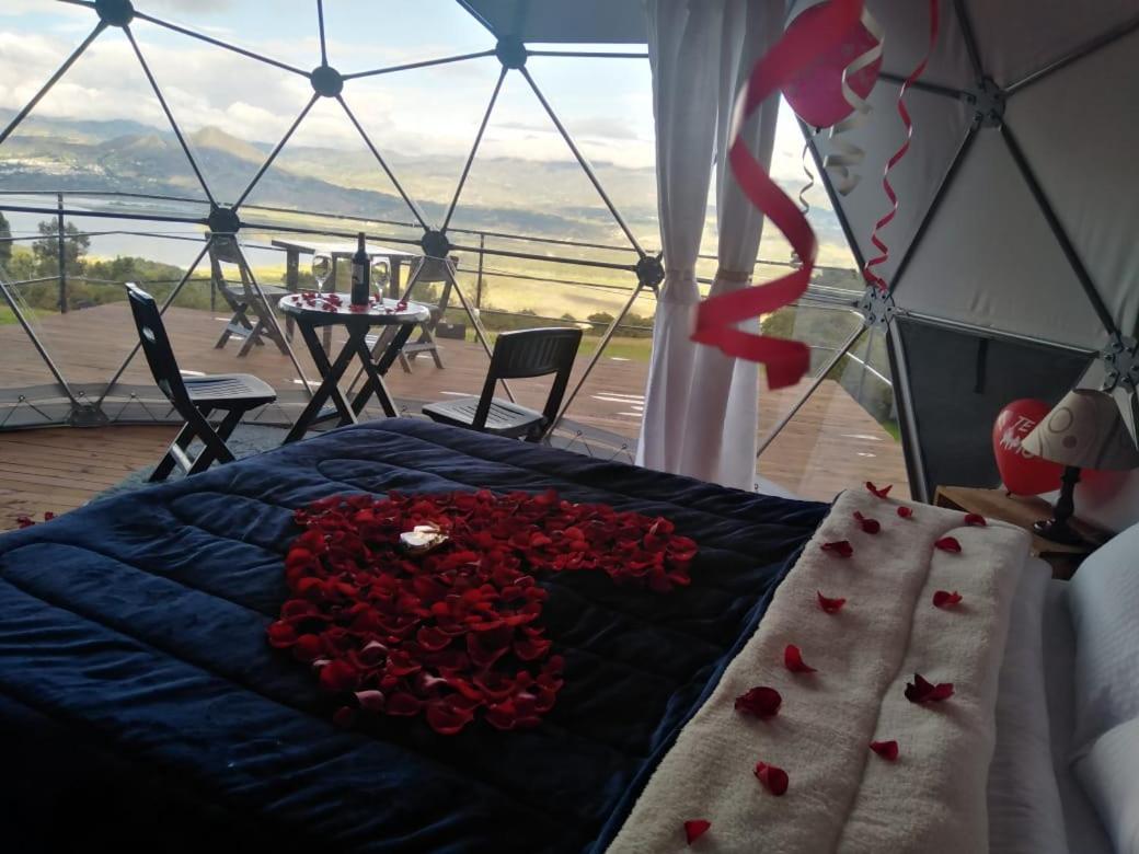 Glamping Hermoso Amanecer Guatavita Extérieur photo