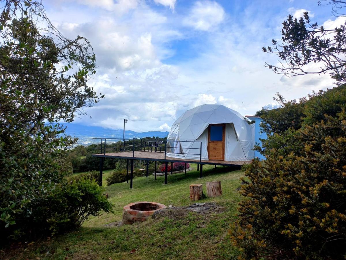 Glamping Hermoso Amanecer Guatavita Extérieur photo
