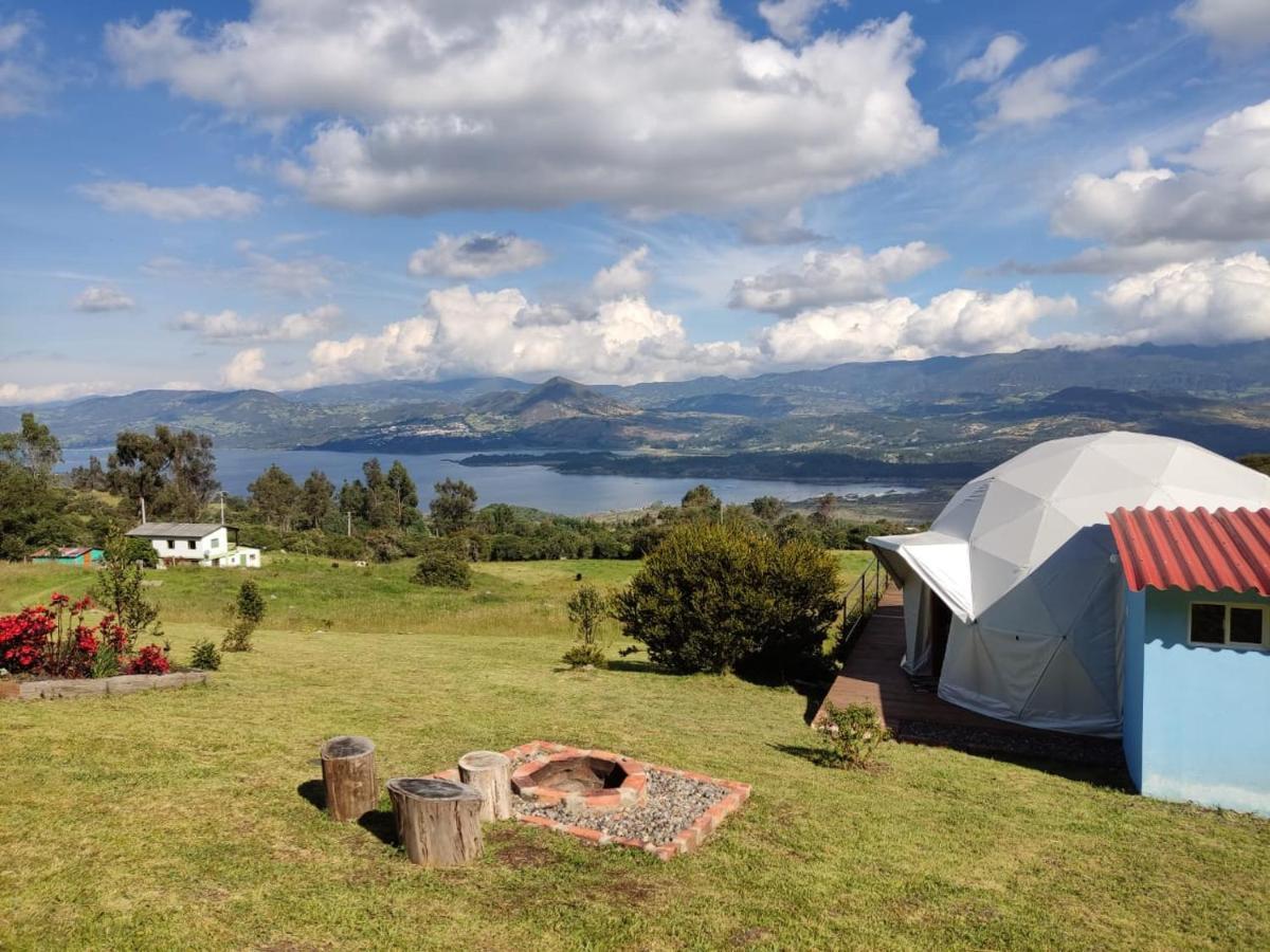 Glamping Hermoso Amanecer Guatavita Extérieur photo