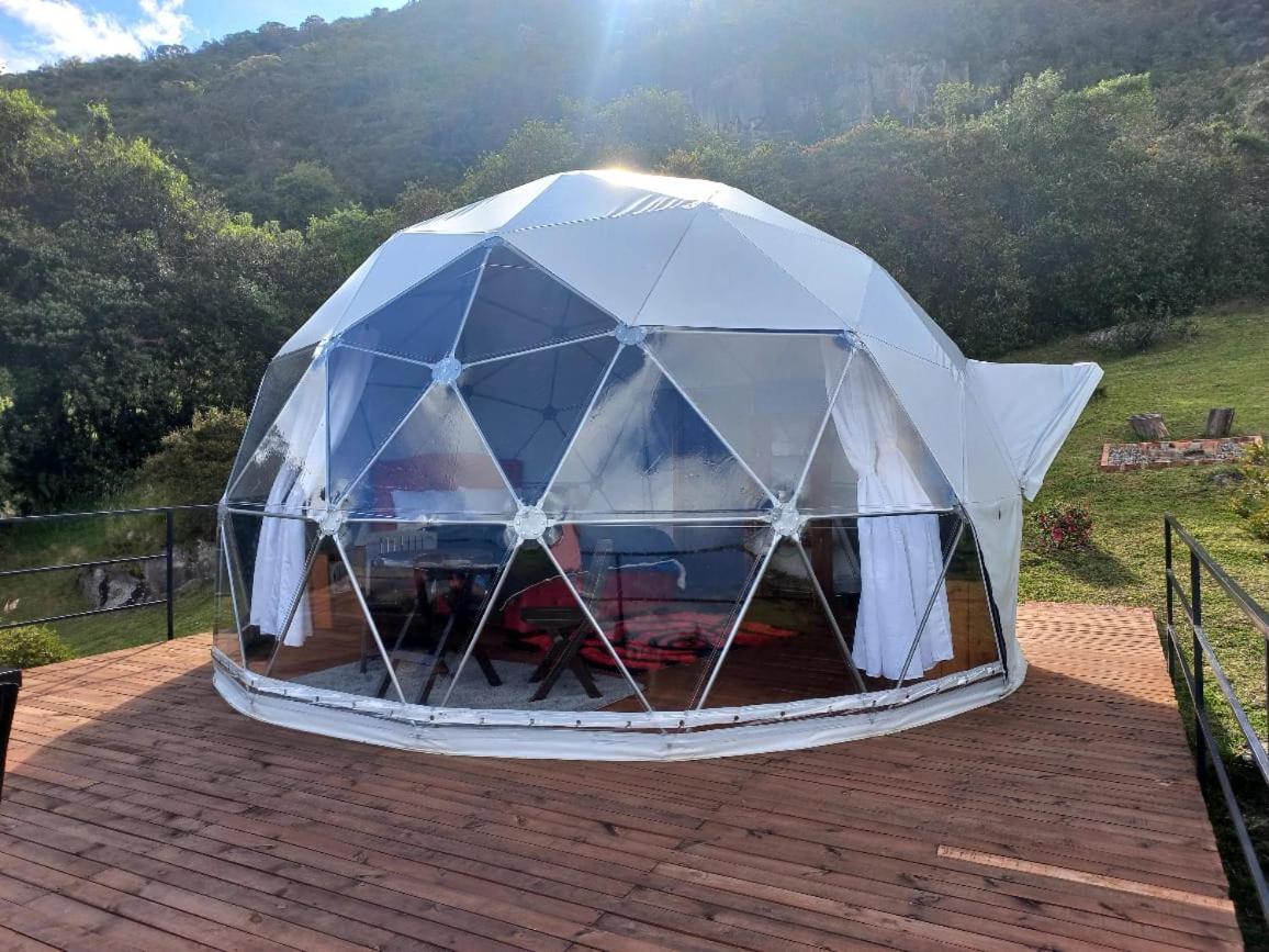 Glamping Hermoso Amanecer Guatavita Extérieur photo