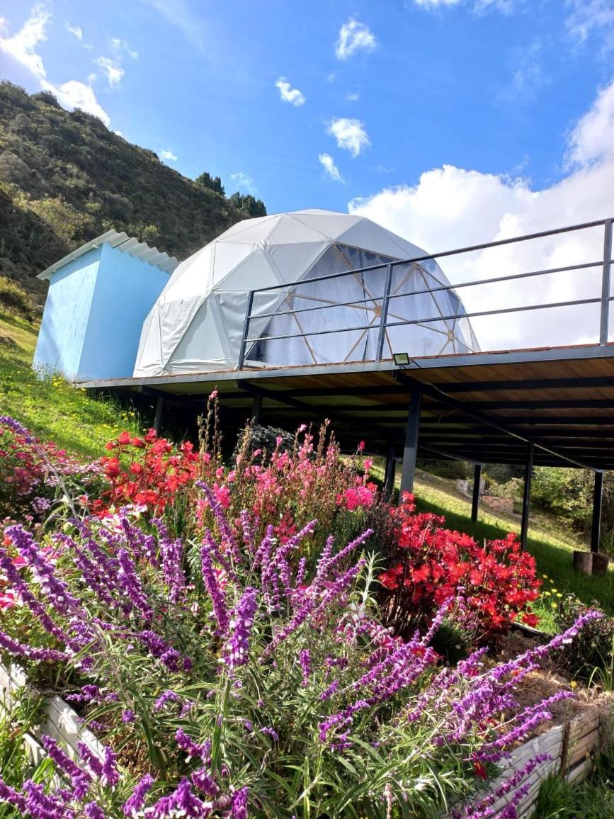 Glamping Hermoso Amanecer Guatavita Extérieur photo