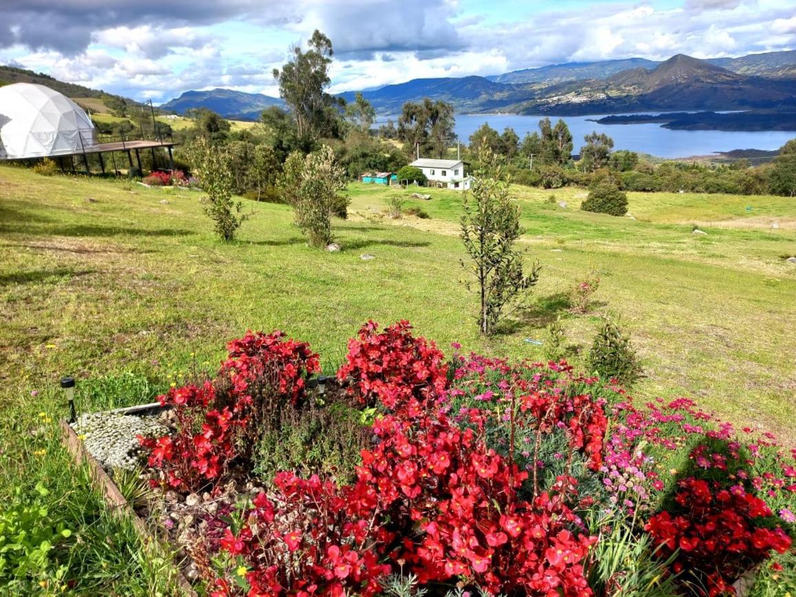 Glamping Hermoso Amanecer Guatavita Extérieur photo
