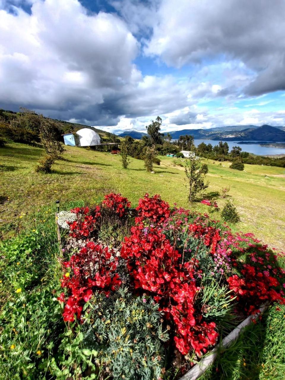 Glamping Hermoso Amanecer Guatavita Extérieur photo