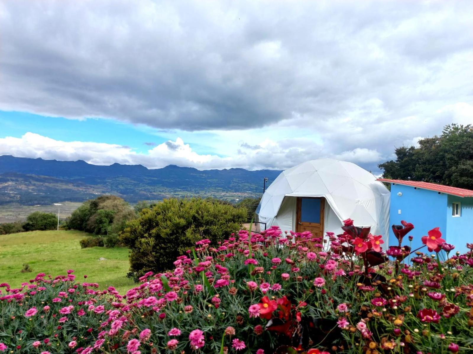 Glamping Hermoso Amanecer Guatavita Extérieur photo
